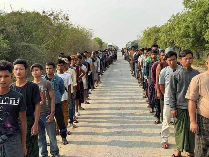 မိတ္ထီလာခရိုင်တွင် ၃ လအတွင်း လူ ၁၂၀ ခန့် တပ်သားစုဆောင်းခံရ