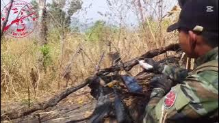 ငဖဲမြို့နယ်အခြေစိုက် ကပစ (၁၄) ကို ရှော့တိုက်ဒုန်းများဖြင့် ပစ်ခတ်