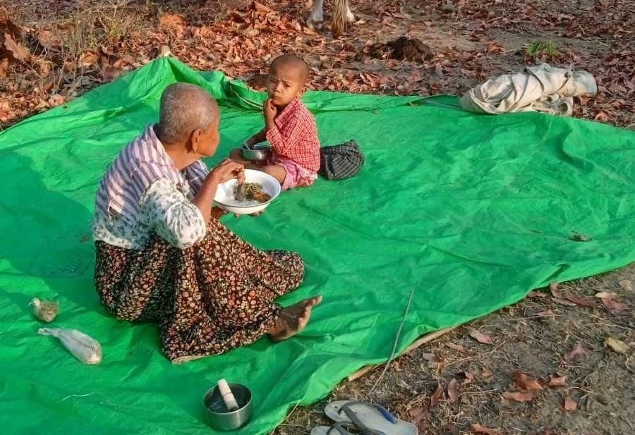 ပေါက်တွင် နေပြည်တော်စစ်တပ် စစ်ကြောင်းထိုး၍ ဒေသခံ ၇,၀၀၀ ခန့် စစ်ရှောင်